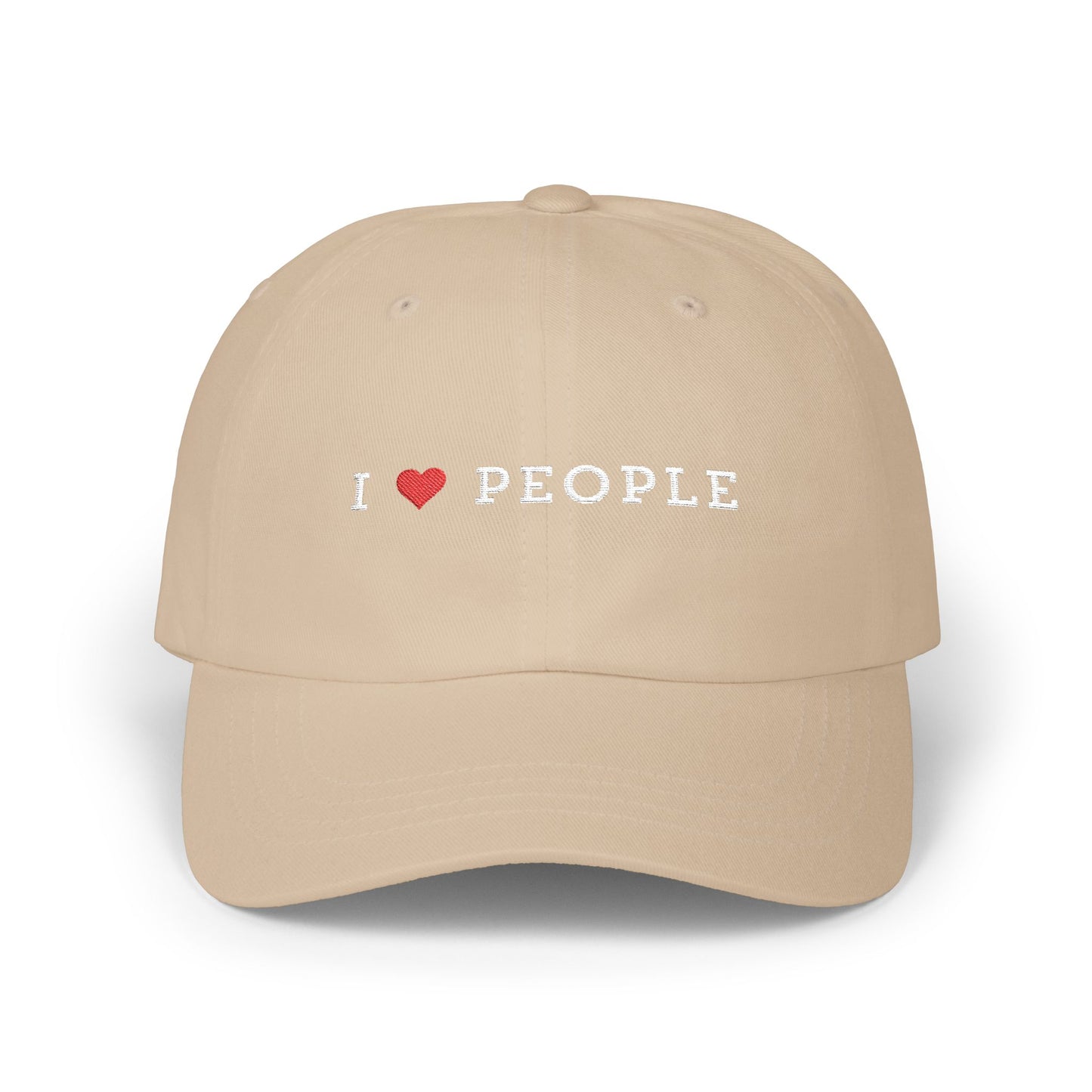 I Love People | Classic Embroidered Cap