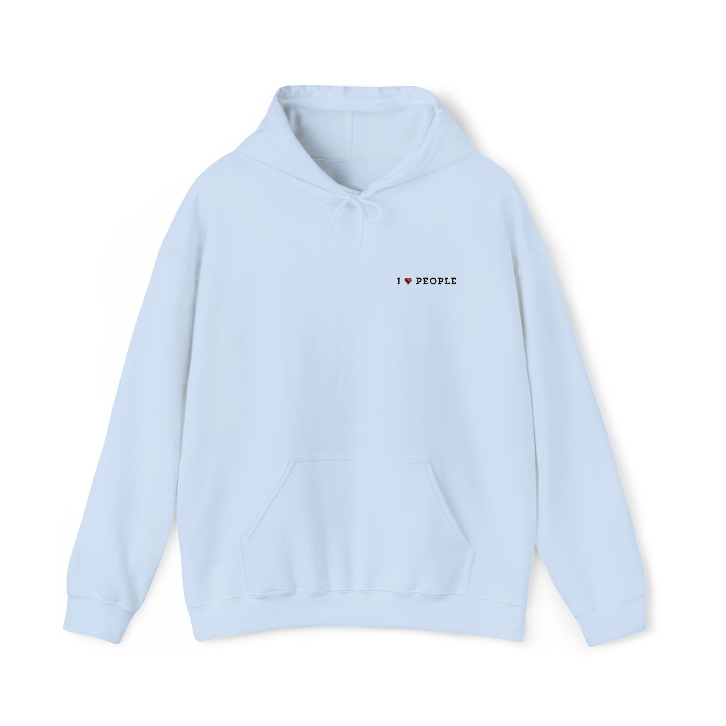 I Love People | Embroidered Hoodie