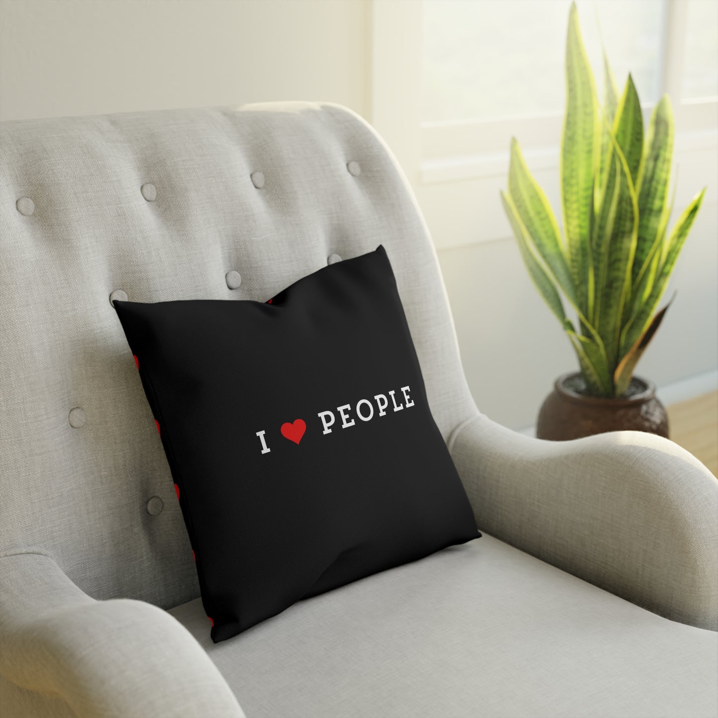 I Love People | Decorative Cushion