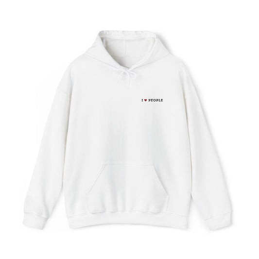 I Love People | Embroidered Hoodie