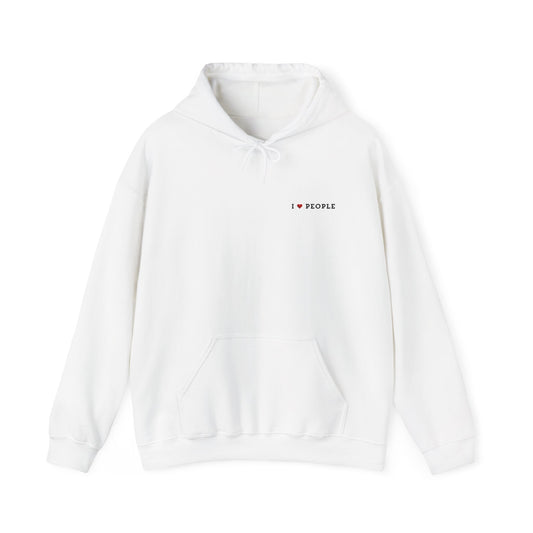 I Love People | Unisex Embroidered Hoodie