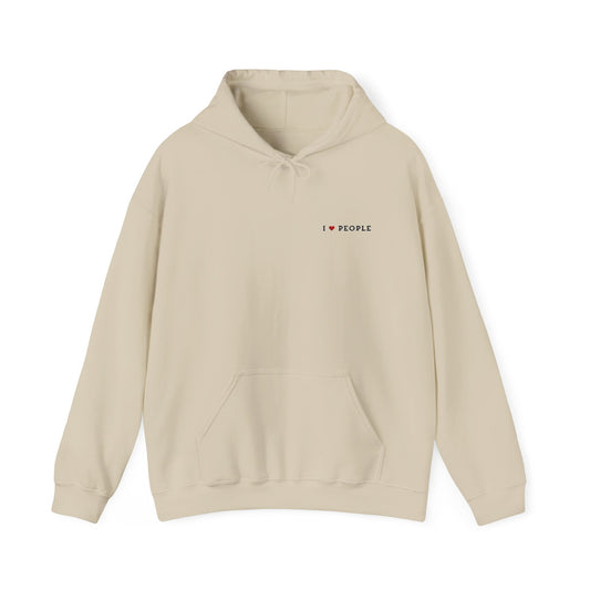 I Love People | Unisex Embroidered Hoodie