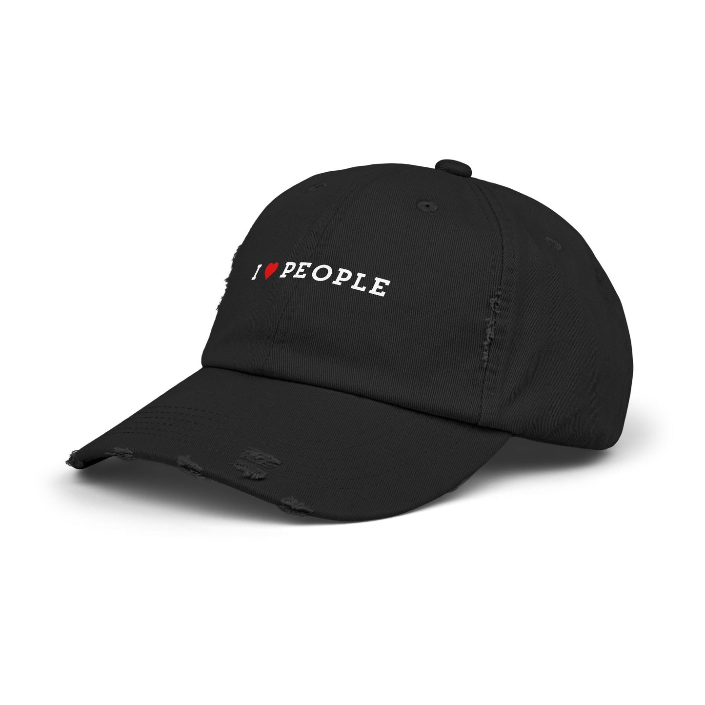 I Love People - Distressed Cap