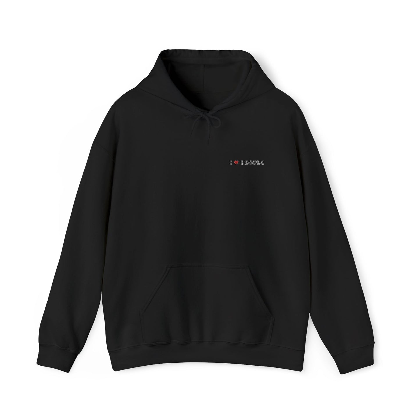 I Love People | Embroidered Hoodie
