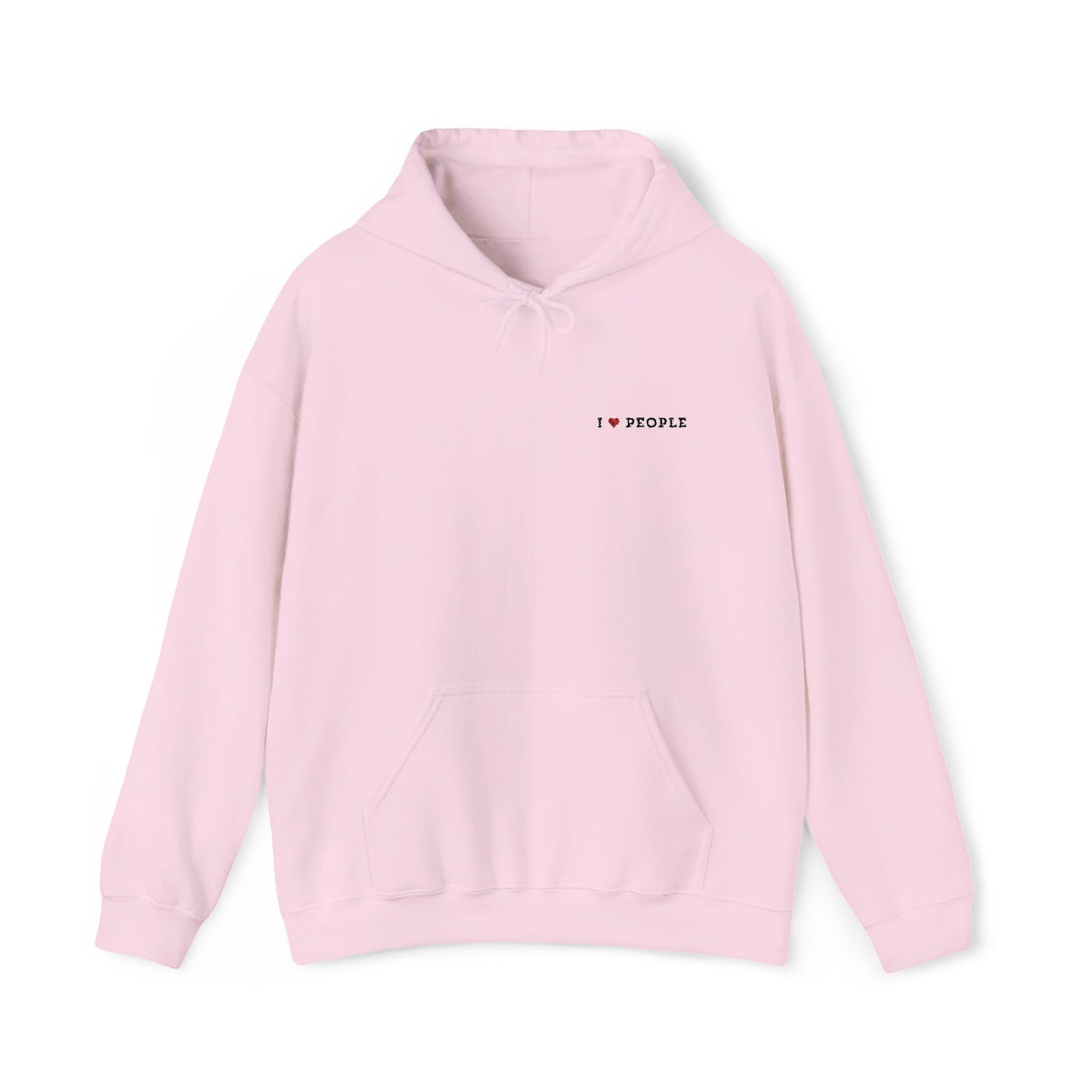 I Love People | Embroidered Hoodie